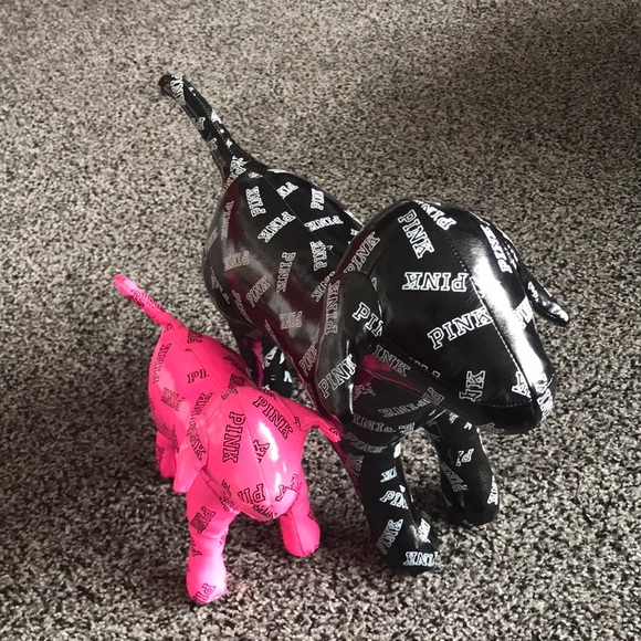PINK Victoria’s Secret Large Black Dog - Picture 2 of 6
